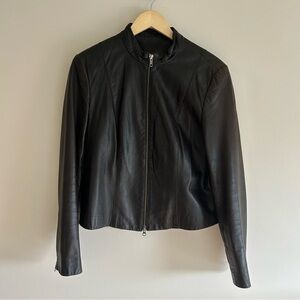 Vintage Danier Genuine Leather Black Smooth Leather Jacket Size L